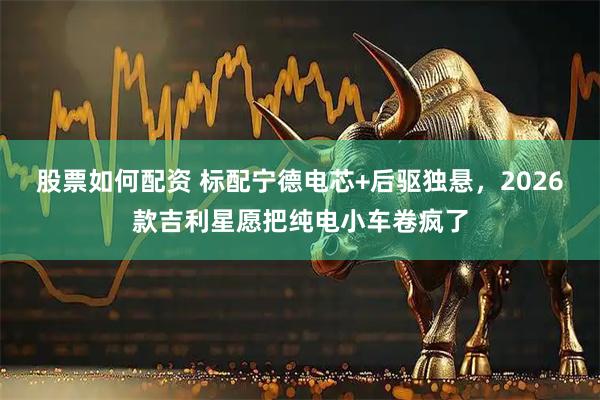 股票如何配资 标配宁德电芯+后驱独悬，2026款吉利星愿把纯电小车卷疯了